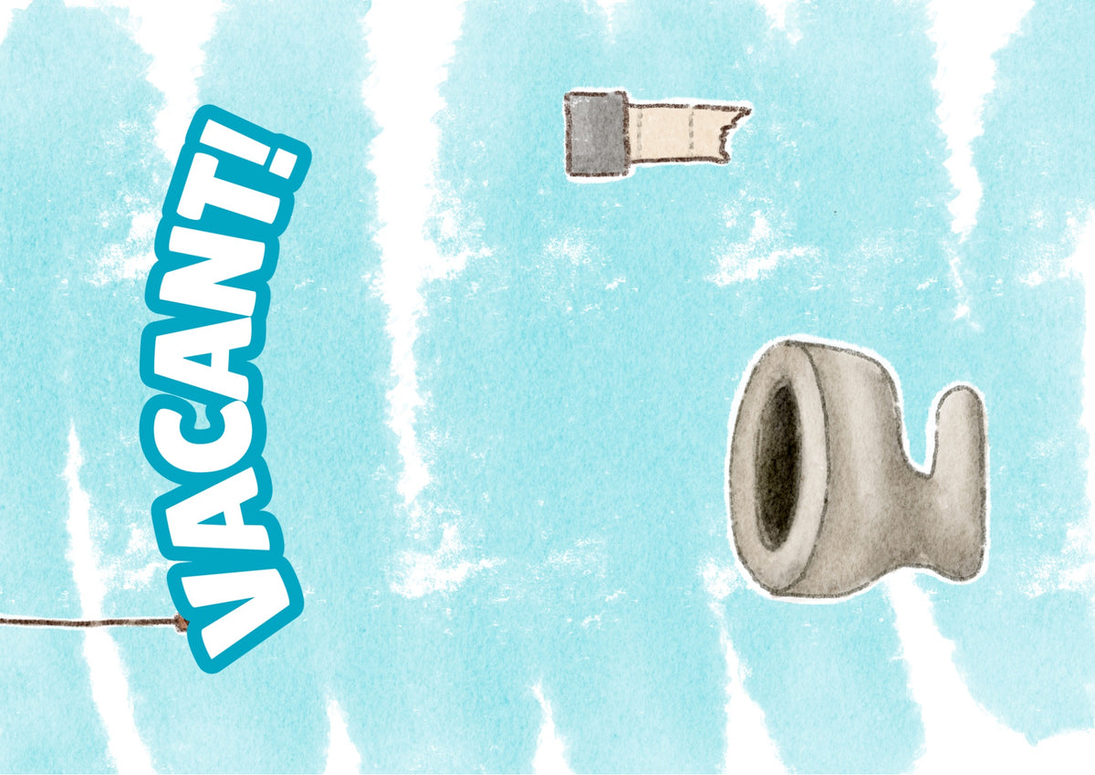 Dolphin Bathroom Door Sign — Occupied / Vacant Printable Toilet Sign | Funny Ocean Animal Bathroom Decor | Instant Digital Download