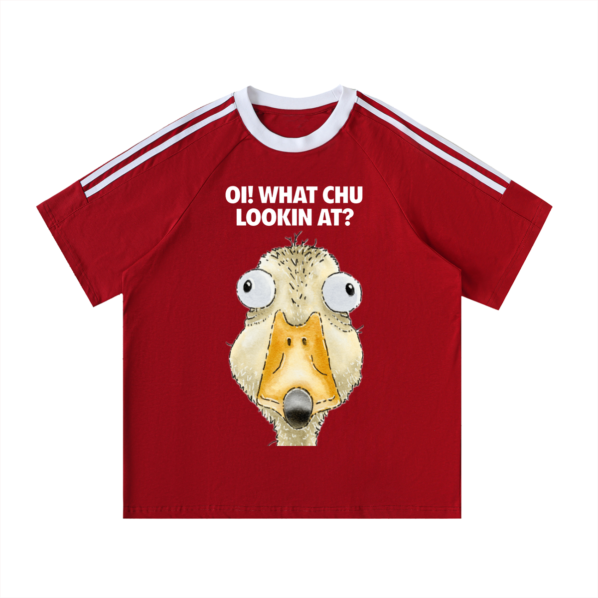 silly,duck,funny,tshirt,unisex,red